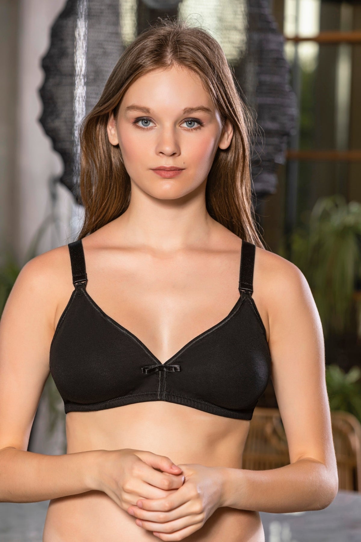 Soft Cotton Nursing Bra - 1080