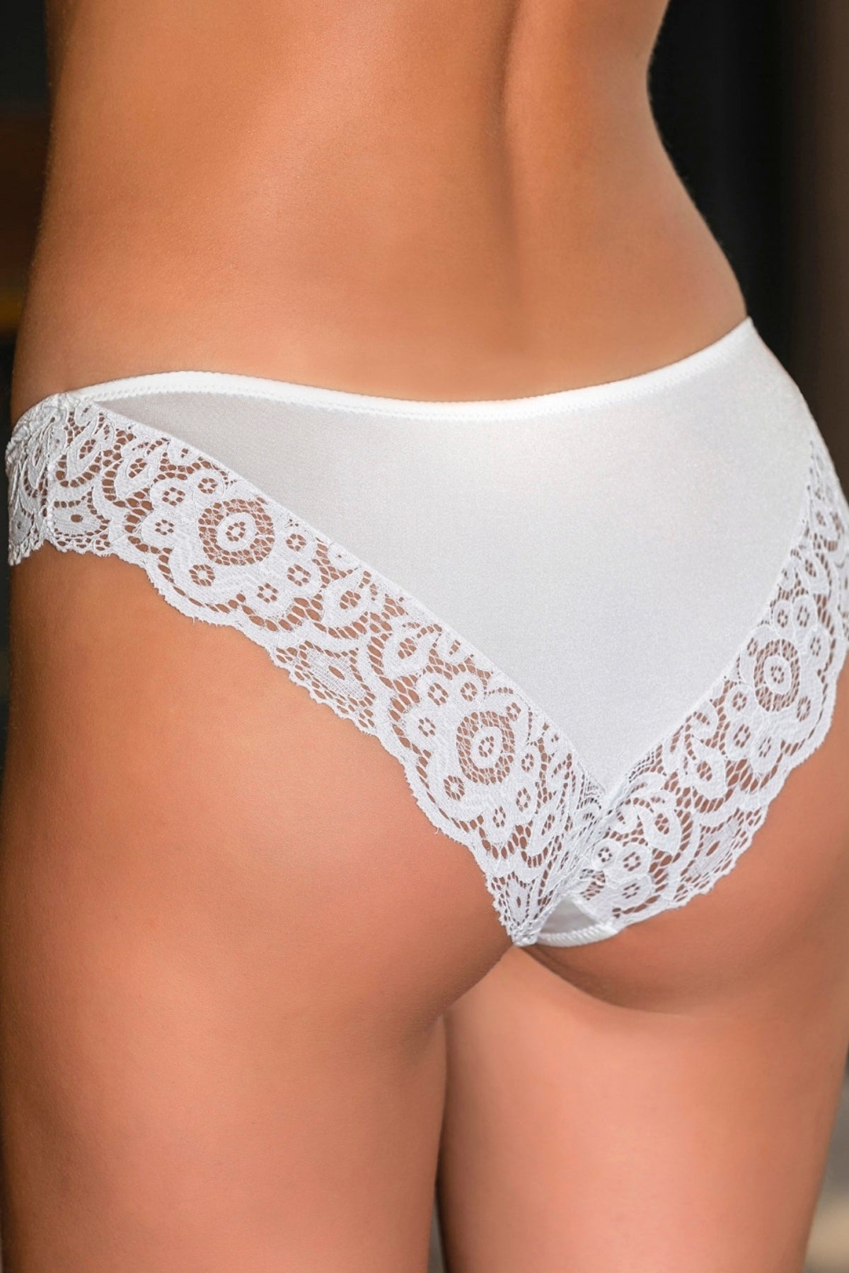 Luxurious Lace Detailed Bikini Panties - 21371